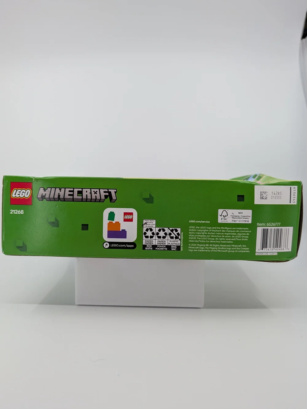 LEGO 21268 Minecraft The Baby Pig House, Sealed but Dented Box